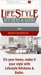 Mobile Screenshot of lifestylekitchensbaths.com